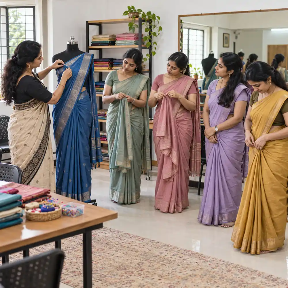 Indian Saree Draping