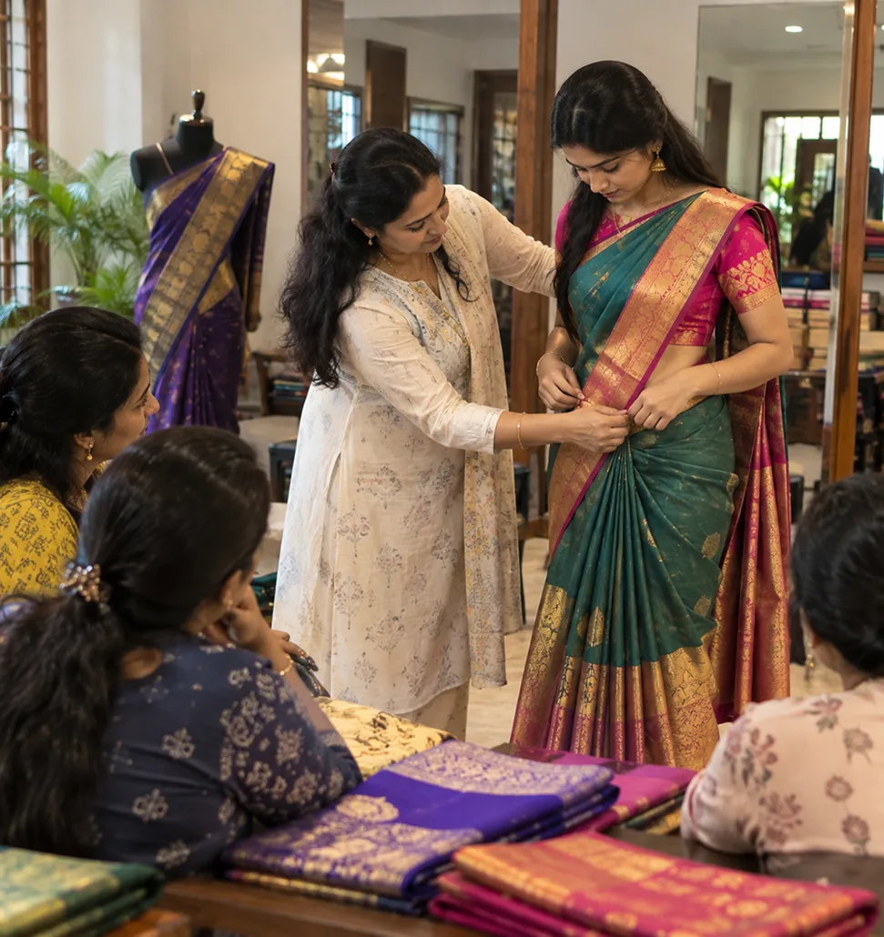 Indian Saree Draping