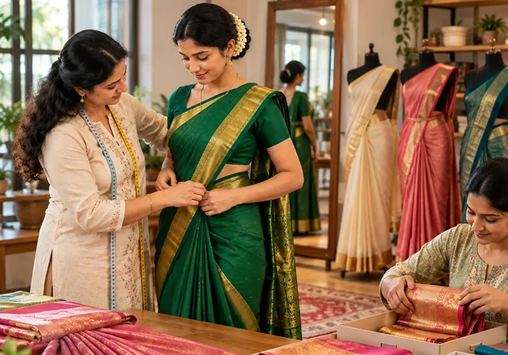 Indian Saree Draping