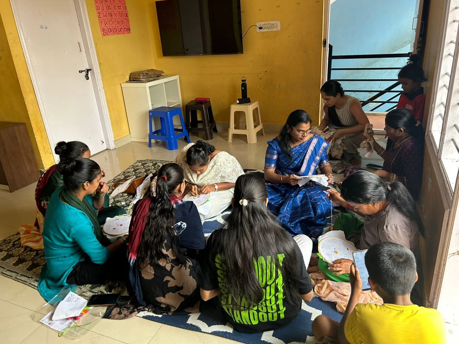 Aari embroidery practical training