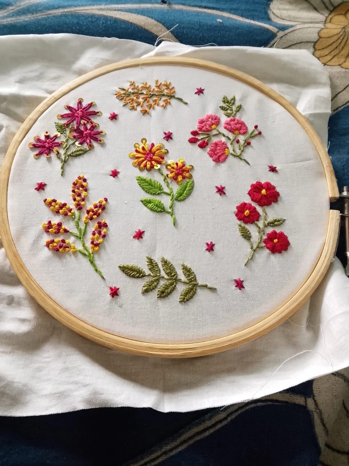Aari embroidery workshop moments