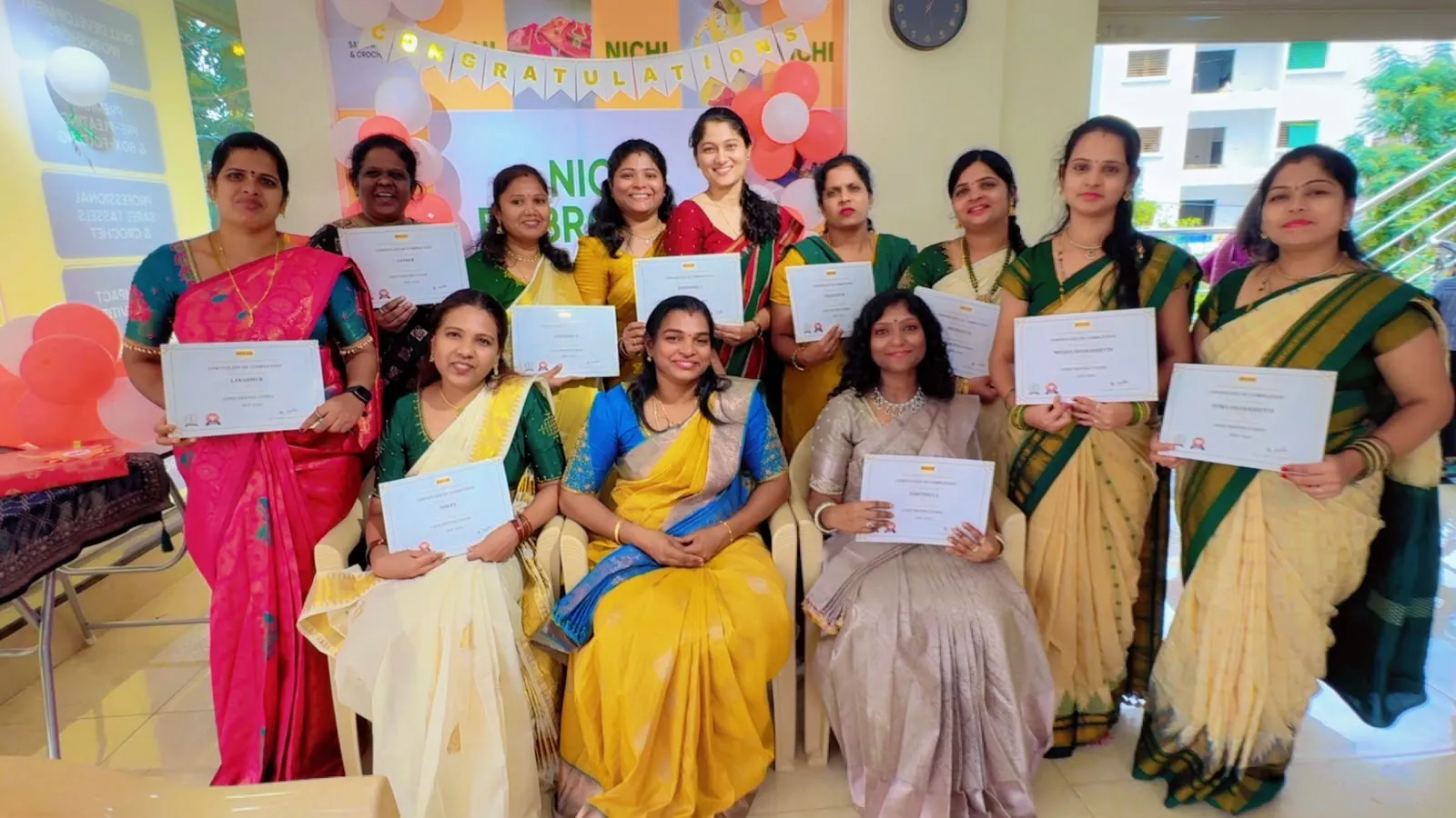 Student achievements at Nichi Embroidery